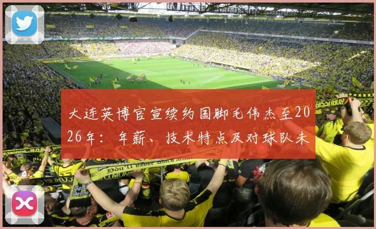 大连英博官宣续约国脚毛伟杰至2026年：年薪、技术特点及对球队未来影响深度解读